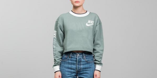 Nike Sportswear Rev Brs Crew Clay Green