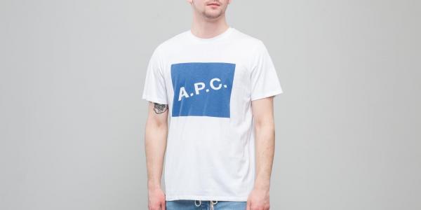 A.P.C. Kraft T-Shirt Blue