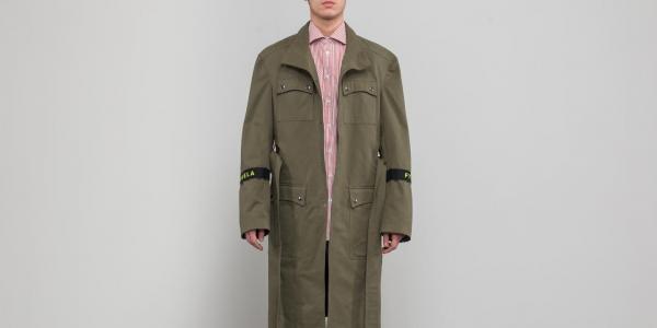 FTSHP + LAFORMELA "No Season" Twill Long Coat Green