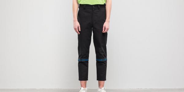 FTSHP + LAFORMELA "No Season" Twill Logo Pants Black