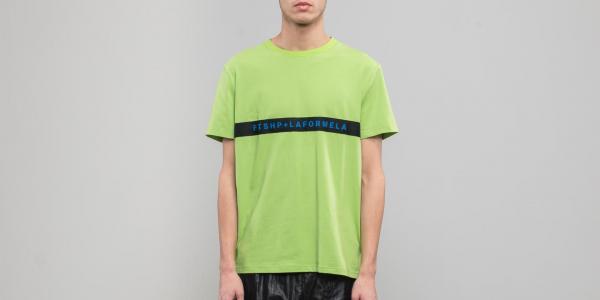 FTSHP + LAFORMELA "No Season" Striped Tee Green