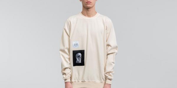 Rick Owens DRKSHDW Crewneck Sweat T-Shirt Natural