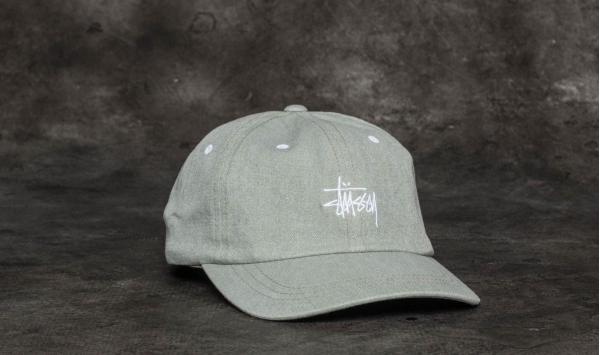 Stüssy Washed Stock Low Pro Cap Green