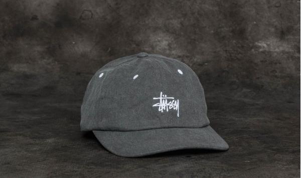 Stüssy Washed Stock Low Pro Cap Black