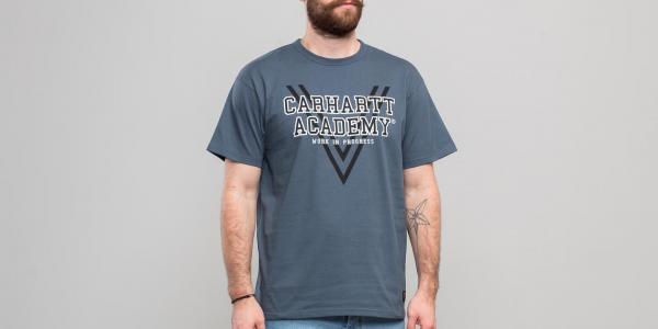 Carhartt WIP Shortsleeve Academy T-Shirt Stone Blue