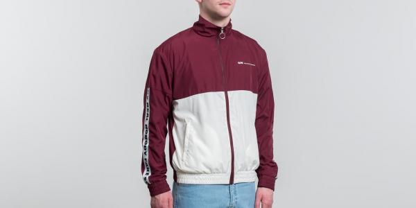 WOOD WOOD Homer Jacket Dark Red/ Off White