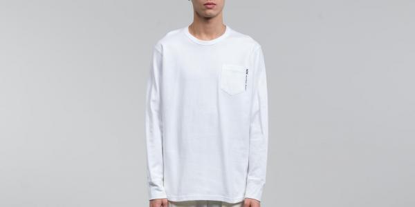 WOOD WOOD Lui Longsleeve Tee Bright White
