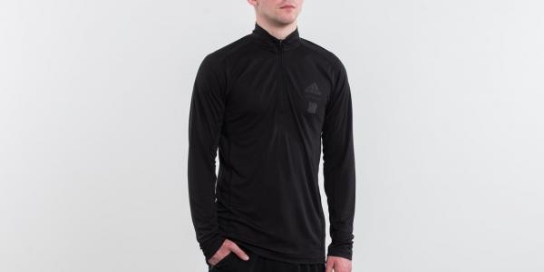 adidas x Undefeated TR 1/2 Zip Longsleeve Tee Black