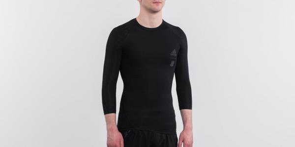 adidas x Undefeated Alpha Skin Tech 3/4 Tee Black