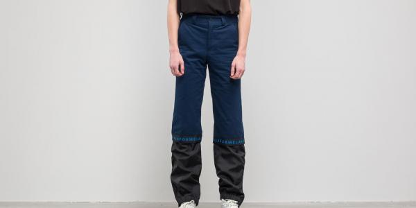 FTSHP + LAFORMELA "No Season" Twill Track Pants Black/ Blue