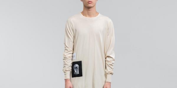 Rick Owens DRKSHDW Longsleeve Level Tee Natural