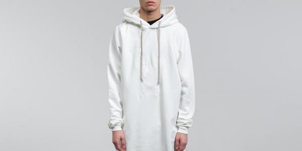 Rick Owens DRKSHDW Pullover Hoodie Milk