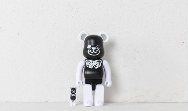 Medicom Toy Be@rBrick FREEMASONRY 100% + 400% Set Black