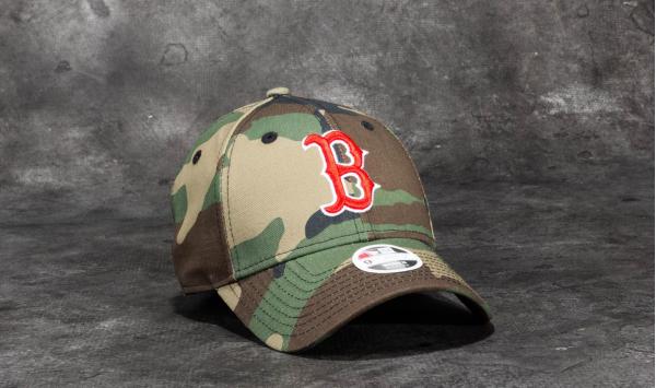 New Era 9 Forty Women Camo Team Boston Red Sox Cap Woodland Camo