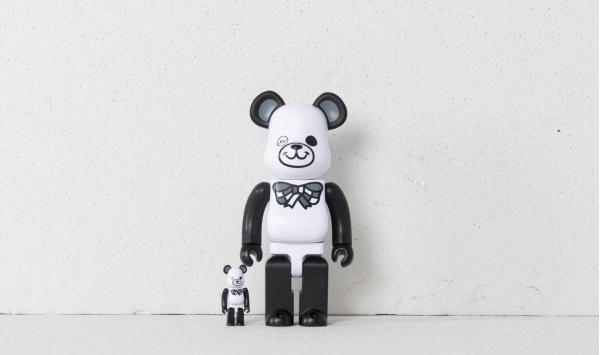 Medicom Toy Be@rBrick FREEMASONRY 100% + 400% Set White