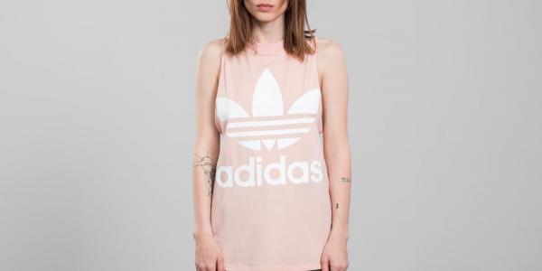 adidas Trefoil Tank Blush Pink