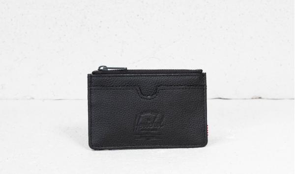 Herschel Supply Co. Oscar Wallet Black Pebbled Leather