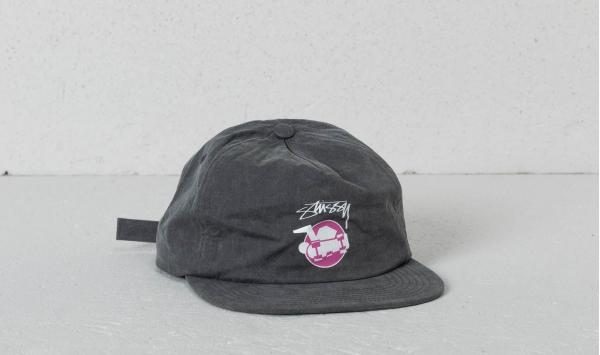Stüssy Pigment Dyed Strapback Cap Black