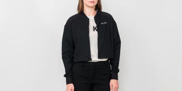 Nike Sportswear Mesh Bomber Jacket Black/ Light Bone
