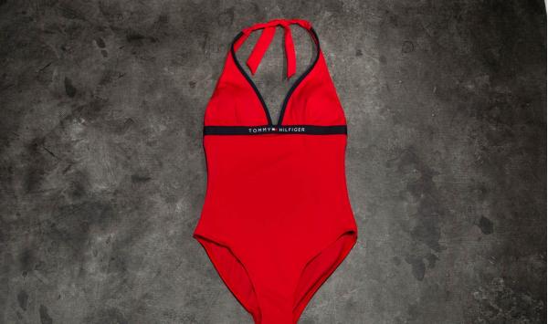 Tommy Hilfiger One Piece Swimsuit Tango Red