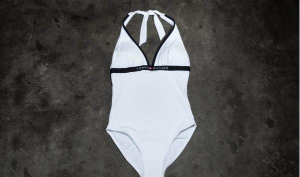 Tommy Hilfiger One Piece Swimsuit White