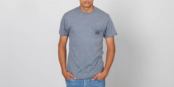Vans Original Triangle Pocket Tee Heather Grey