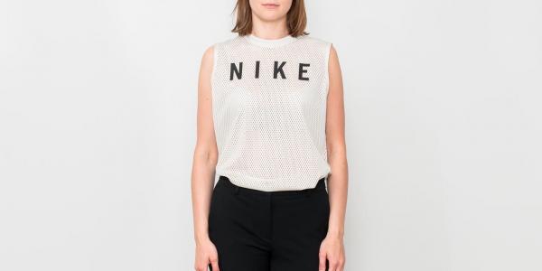 Nike Sportswear Muscle Mesh Tank Top Desert Sand/ Black