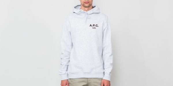 A.P.C. US Hoodie Grey
