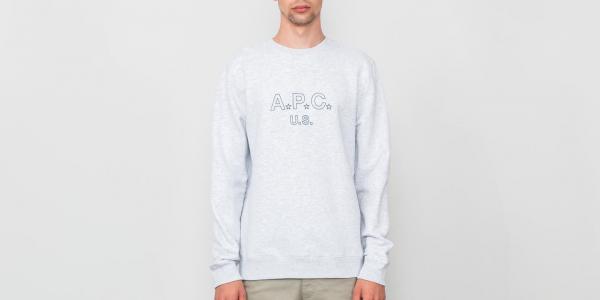 A.P.C. US Star Sweatshirt Grey