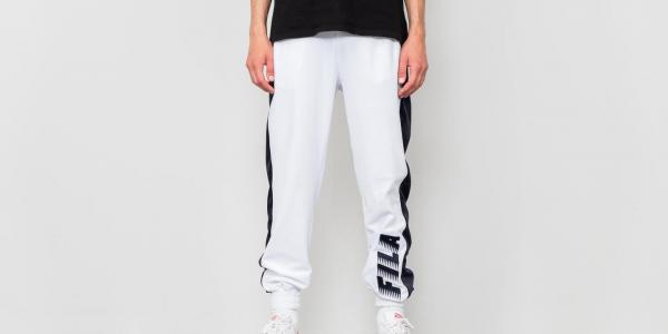 FILA Velour Pant White/ Peacoat