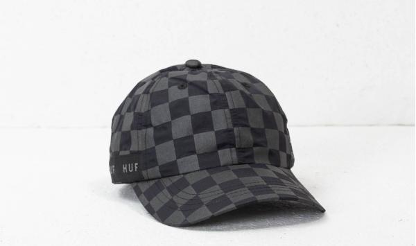 HUF Blackout Curved Visor Hat Black