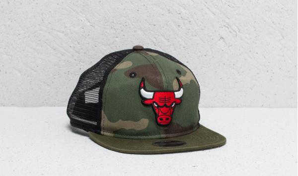 New Era 9Fifty Youth NBA Chicago Bulls Trucker Washed Camo