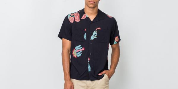 Stüssy Hana Printed Shirt Black