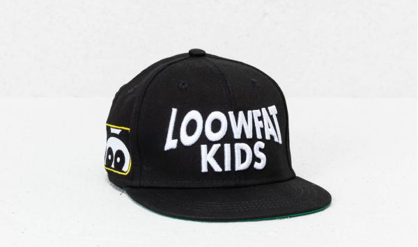 LoowFAT KIDS Flash Snapback Black