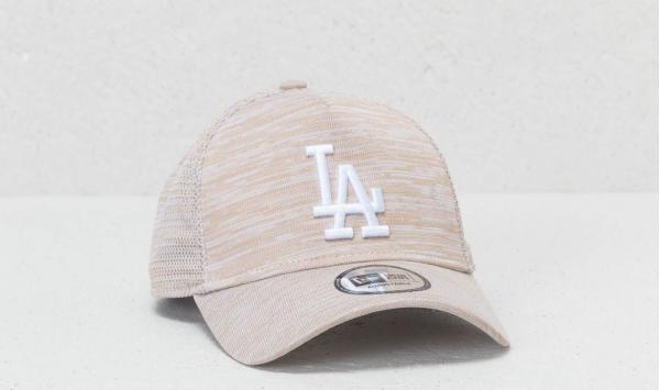 New Era 9Forty MLB Aframe Engineered Fit Los Angeles Dodgers Cap Heather Satin