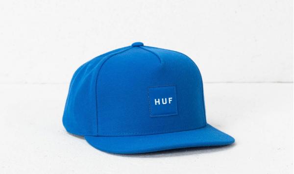 HUF Box Logo Snapback Royal