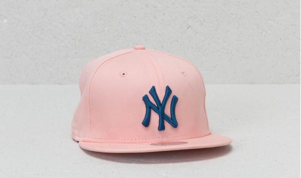 New Era 9Fifty Youth MLB League Essential New York Yankees Cap Pink Blush/ Blue