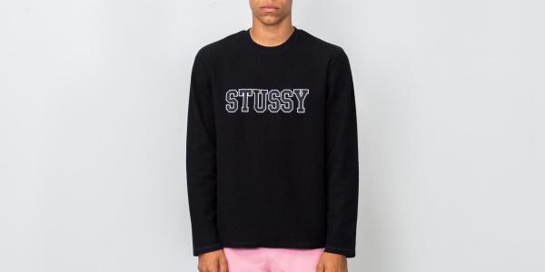Stüssy Bluto Longsleeve Crew Black