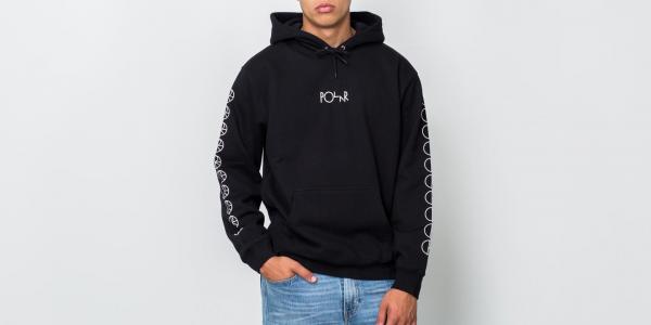 Polar Skate Co. Racing Hoodie Black