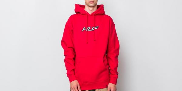 HUF Weld Pullover Hoodie Red