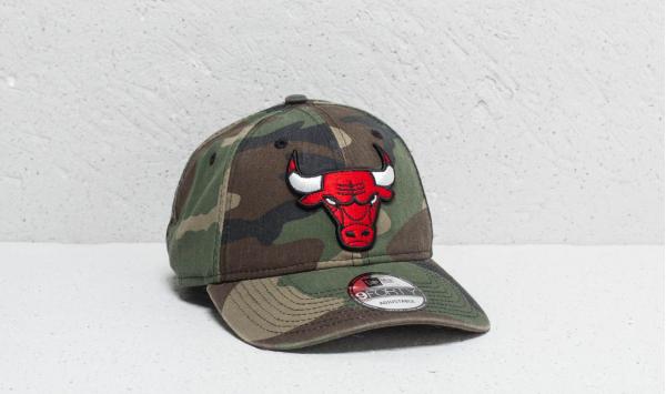 New Era 9Forty NBA Chicago Bulls Cap Washed Camo
