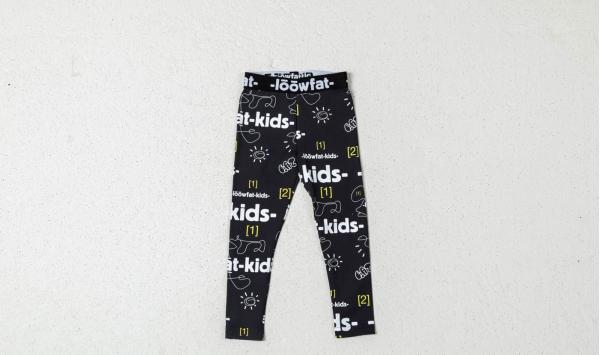 LoowFAT KIDS Happy Leggings Black