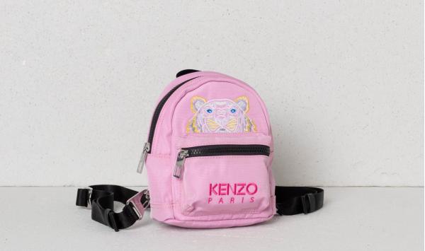 KENZO Mini Tiger Canvas Backpack Flamingo Pink