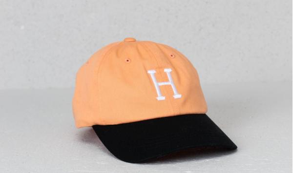 HUF Classic H Curved Visor Cap Peach