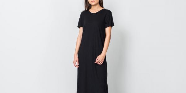 SELECTED Bella Shortsleeve Tee Dress Black
