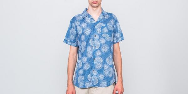 SELECTED Two Flash Shortsleeve Shirt Dark Sapphire
