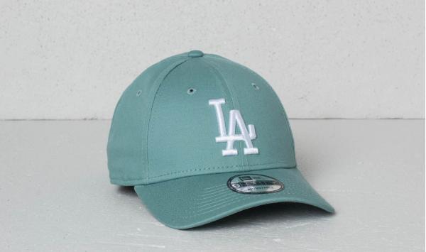 New Era 9Forty MLB League Essential Los Angeles Dodgers Cap Ash Green/ White