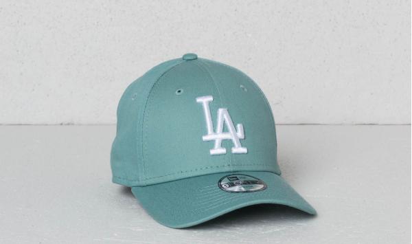 New Era 9Forty Youth MLB League Essential Los Angeles Dodgers Cap Ash Green/ White