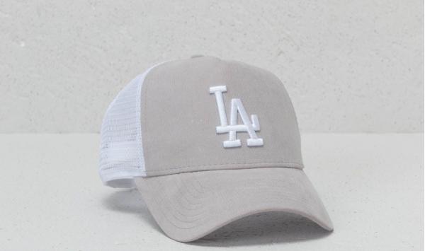 New Era 9Forty Women MLB Aframe Los Angeles Dodgers Trucker Grey/ White