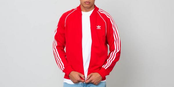 adidas Superstar Track Top Collegiate Red